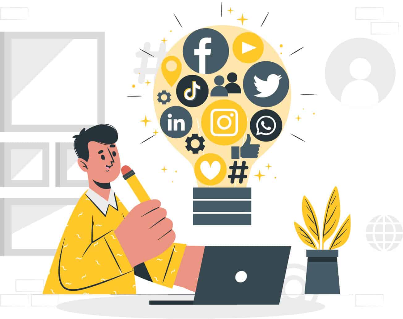 باقات إدارة حسابات التواصل الاجتماعي